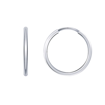 Серьги-конго из серебра 25 мм. арт. 20771-25-925