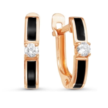 Серьги из серебра с позолотой арт. 3388257-1