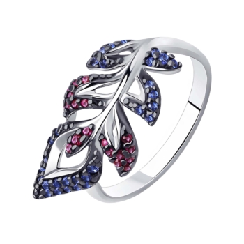 Кольцо из серебра с фианитами арт. 94012355