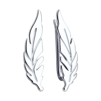 Серьги-клаймберы из серебра арт. 94025635