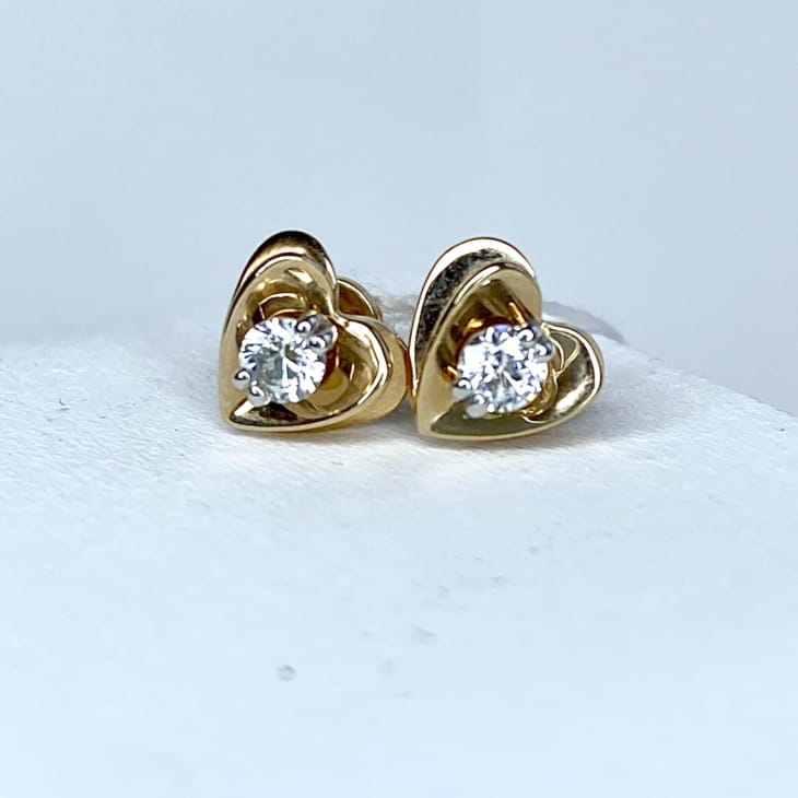 Серьги из золота с фианитами арт. 02-3535-00-501-1111-38