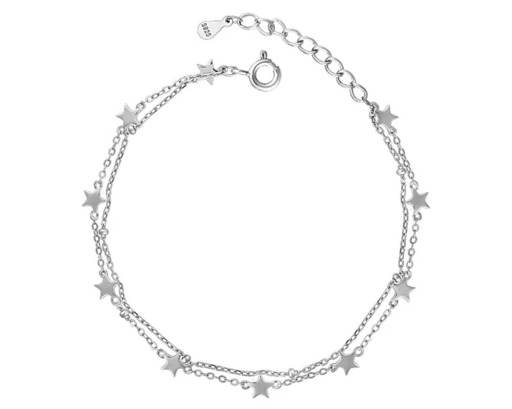Браслет из серебра Звездочки арт. 656993