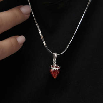 Подвеска из серебра Сердце с эмалью арт. 50-79-0000-16027