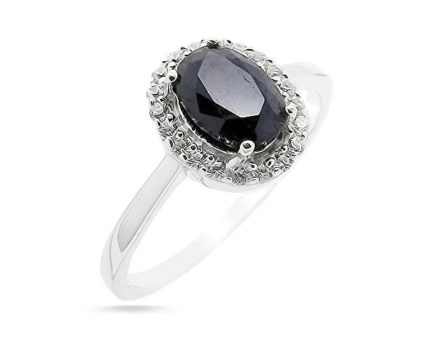 Кольцо из серебра с сапфиром арт. 629687