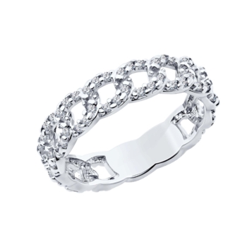 Кольцо из серебра с фианитами арт. 94014090