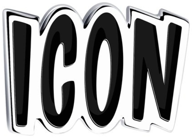 Серебряная брошь с эмалью ICON арт. 94040231
