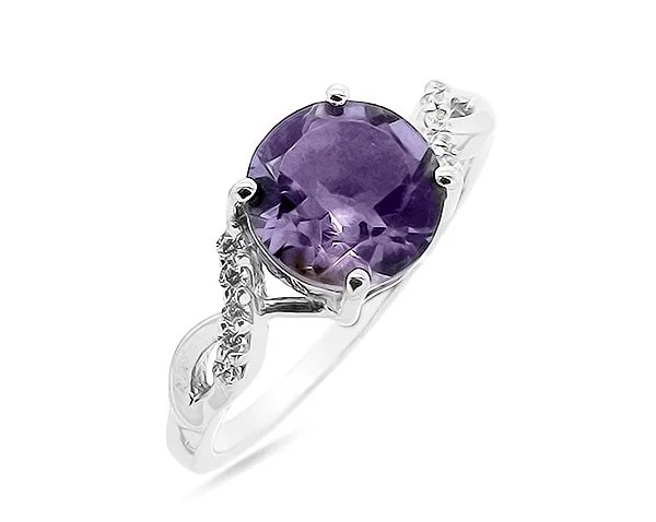 Кольцо из серебра с аметистом арт. 629992