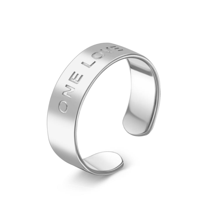 Кольцо разъемное из серебра One love арт. К-2920-Р