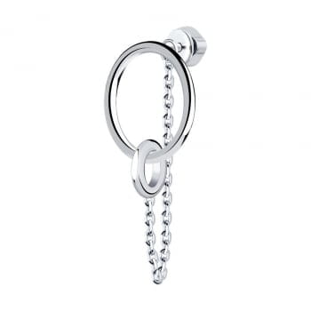 Серьга из серебра