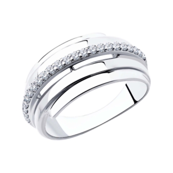 Кольцо из серебра с фианитами арт. 94-110-00426-1