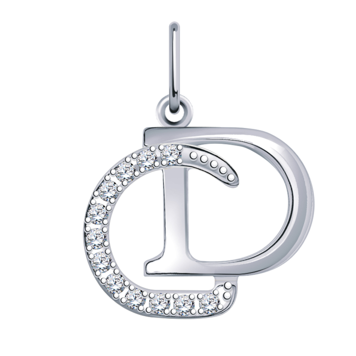 Подвеска из серебра с фианитами арт. 50348-925