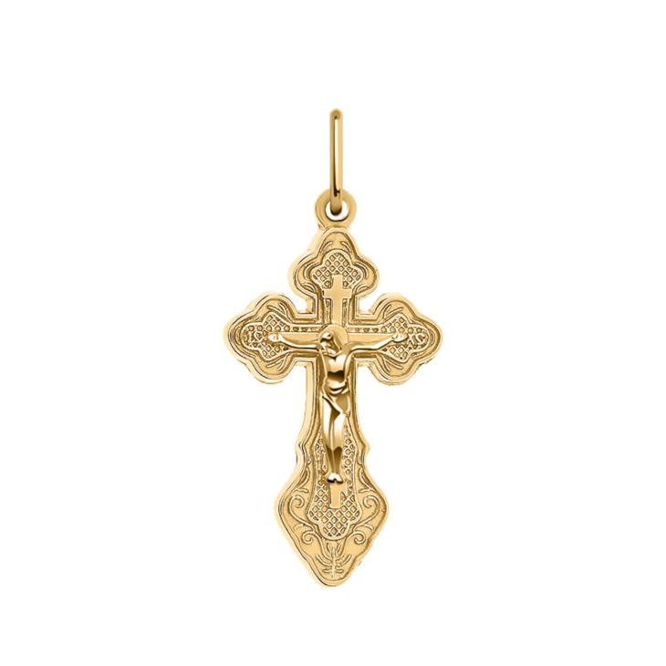 Крест из золоченного серебра арт. 3034з-925