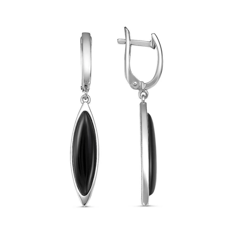 Серьги из серебра с агатом арт. 33611120Да