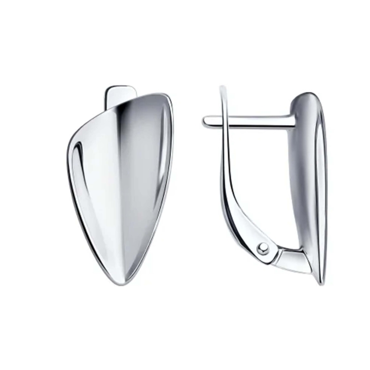 Серьги из серебра без вставок арт. 94-120-00582-1