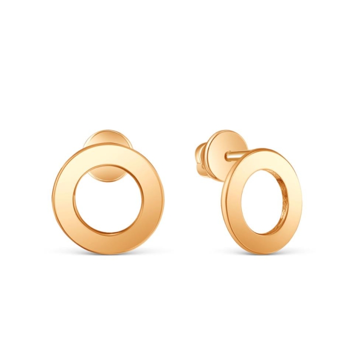 Серьги из золочёного серебра арт. 25032з