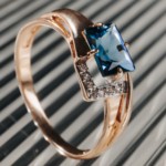 Кольцо из золота с топазом арт. кл3683-28
