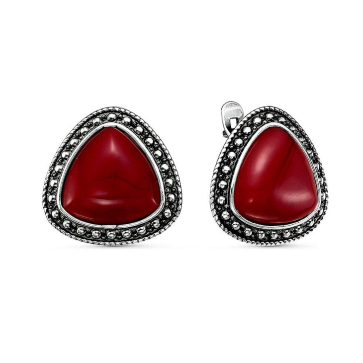 Серьги из серебра с кораллами арт. 3339646Кр