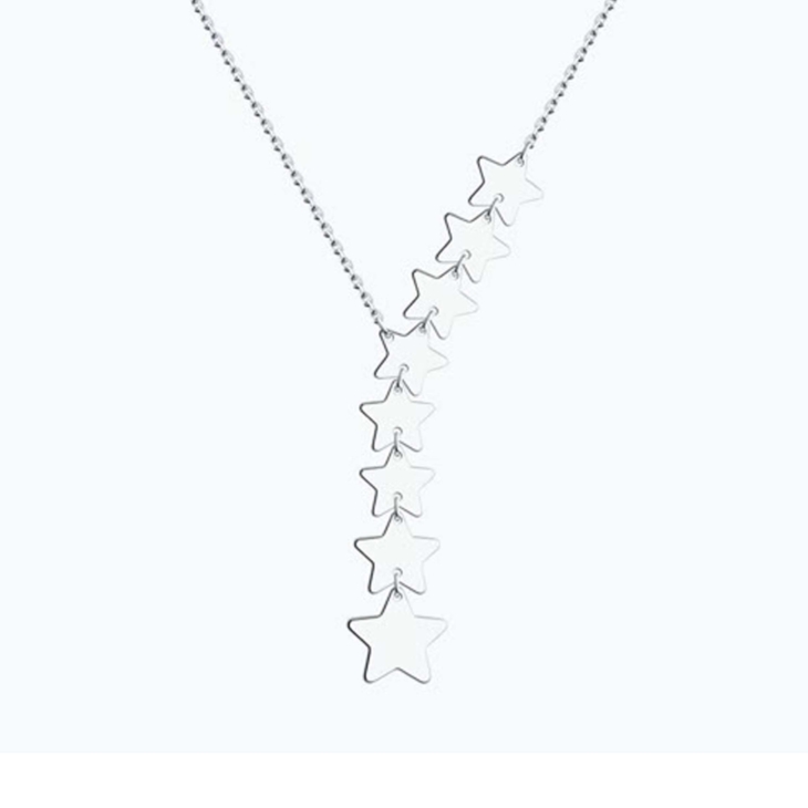 Колье из серебра со звездочками арт. 94070630