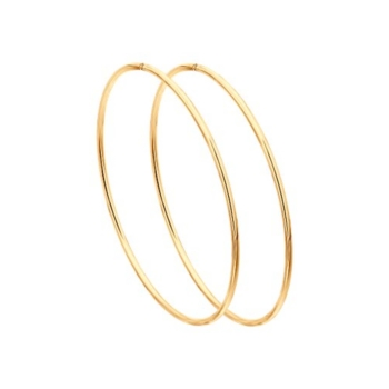 Серьги-конго из золоченного серебра 15 мм. арт. 93-124-01393-1