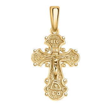 Крест из серебра с золочением арт. 3271з-925