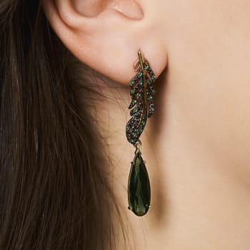 Серьги из золота с турмалинами арт. 200-893