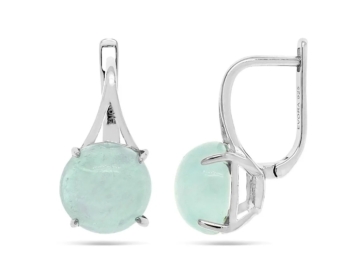 Серьги из серебра с халцедоном арт. 651633