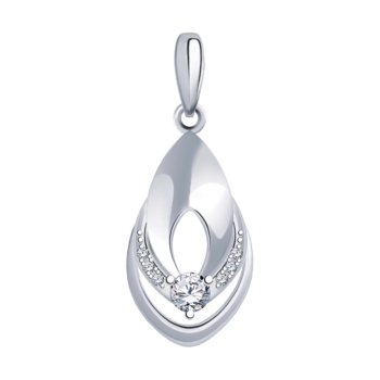 Подвеска из серебра с фианитами арт. 50392-925
