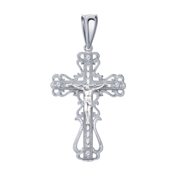 Крест подвеска из серебра арт. 3142-925