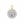 Подвеска из золочёного серебра со Swarovski Zirconia