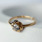 Кольцо из золота с цирконием SWAROVSKI арт. Т147017163_2