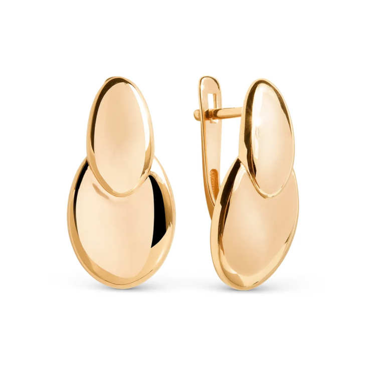Серьги из золота без вставок арт. 018472-1000