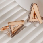 Серьги из золота с фианитами арт. 20728 2