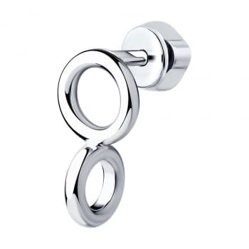 Серьга из серебра