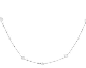 Колье из серебра с жемчугом арт. 657065