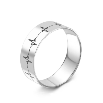 Кольцо из серебра Сердечный ритм арт. 410-10-21р