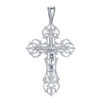 Крест подвеска из серебра арт. 3141-925
