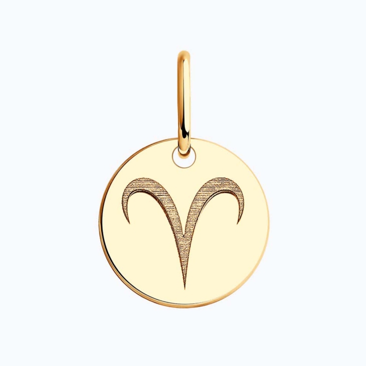 Подвеска знак зодиака Овен из золота арт. 51-130-01093-1