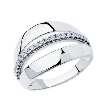 Кольцо из серебра с фианитами арт. 94-110-00997-1