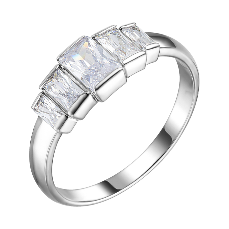 Кольцо из серебра с фианитами арт. 20-72-0001-27990