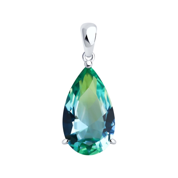 Подвеска из серебра с ситаллом арт. 92030764