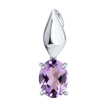 Подвеска из серебра с аметистом арт. 92030863
