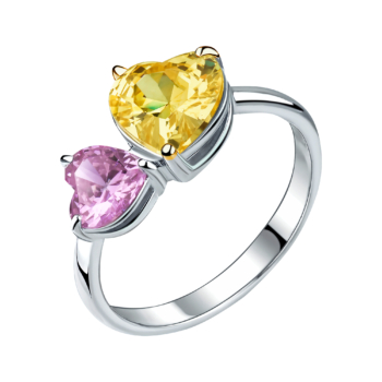 Кольцо из серебра с фианитами арт. 20-7М-0005-17446