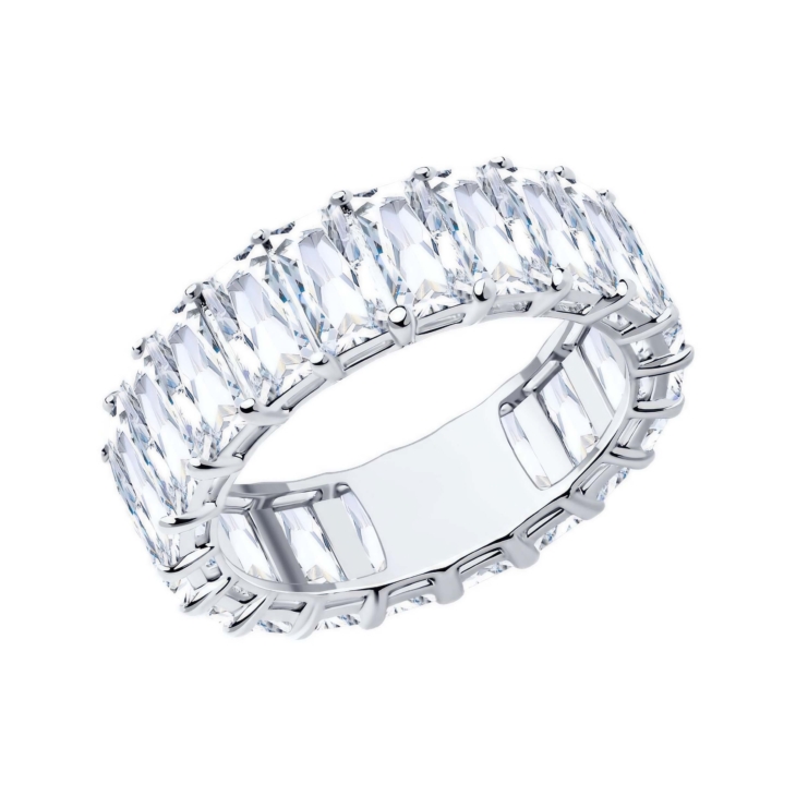 Кольцо из серебра с фианитами арт. 94013635