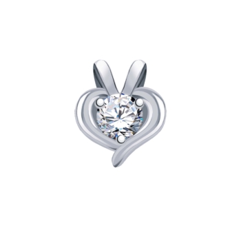 Подвеска из серебра с фианитом арт. 50393-925