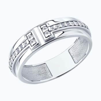 Кольцо из серебра с фианитами арт. 94-110-02271-1