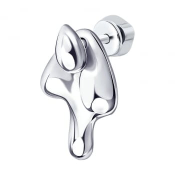 Серьга из серебра