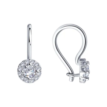 Детские серьги из серебра с фианитами арт. 94-120-00670-1