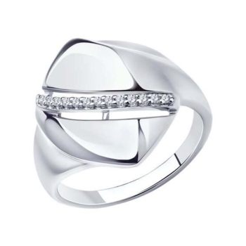 Кольцо из серебра с фианитами арт. 94-110-00678-1